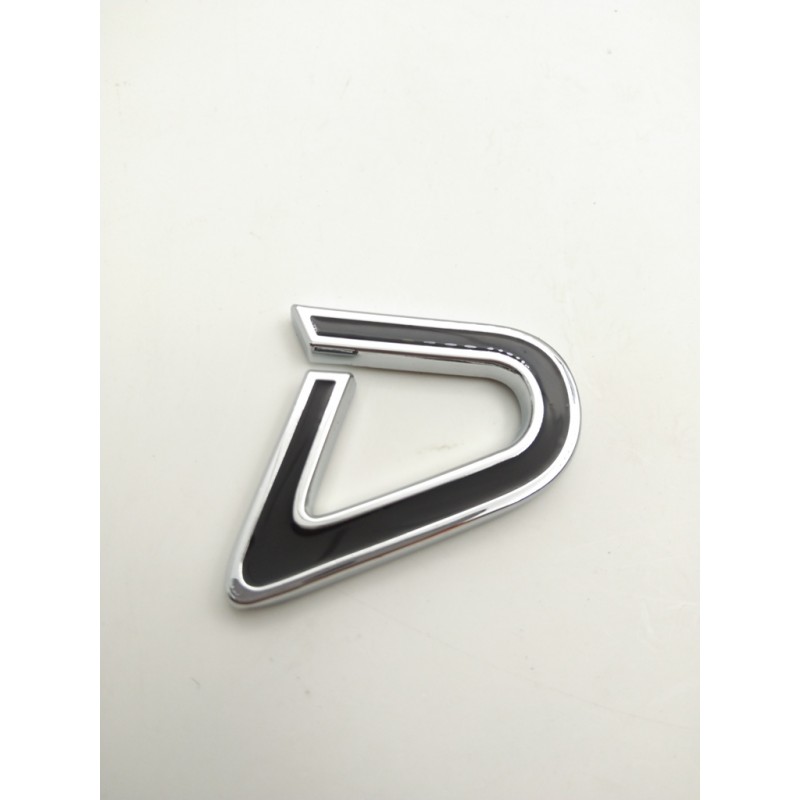 Emblema Trasero MINI D Diesel Negro y Cromado
