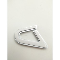 Emblema Trasero MINI D Diesel Negro y Cromado