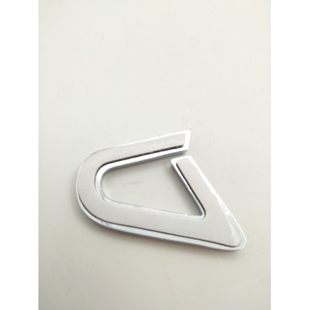 Emblema Trasero MINI D Diesel Negro y Cromado