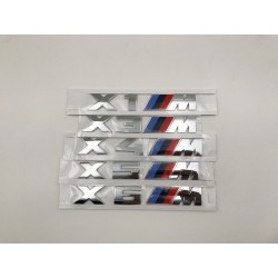 Emblema Trasero BMW X3 M Cromado