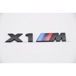Emblema Trasero BMW X1 M Negro X1M