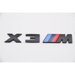 EMBLEMA TRASERO BMW X3 M NEGRO
