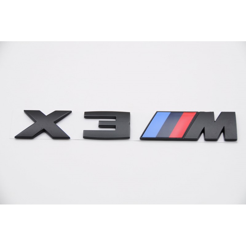 EMBLEMA TRASERO BMW X3 M NEGRO X3M