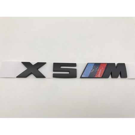 Emblema Trasero BMW X5 M Negro X5M