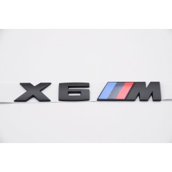 Emblema Trasero BMW X6 M Negro X6M