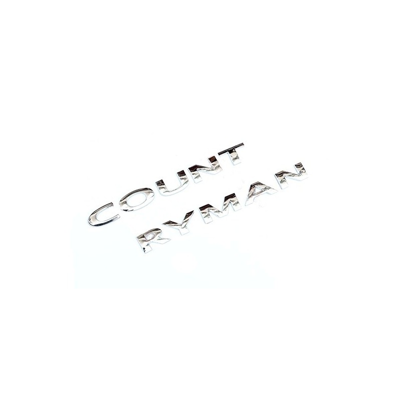 Emblema Letras Traseras COUNTRYMAN de MINI Cooper Cromado