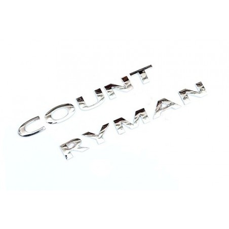 Emblema Letras Traseras COUNTRYMAN de MINI Cooper Cromado