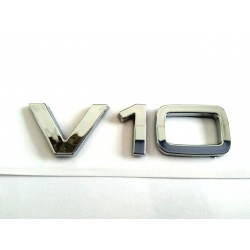 Emblema Lateral o Trasero AUDI V10 Cromado