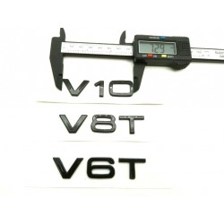 Emblema Lateral o Trasero AUDI V10 Cromado