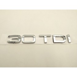 EMBLEMA TRASERO AUDI 3.0 TDI PLATA