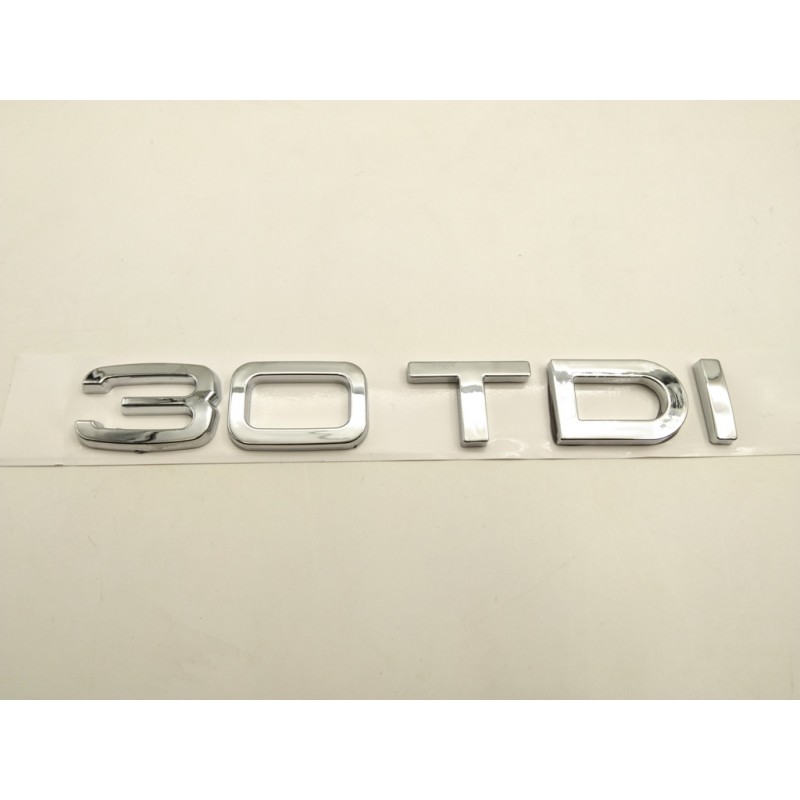 Emblema Trasero AUDI 3.0 TDI Cromado
