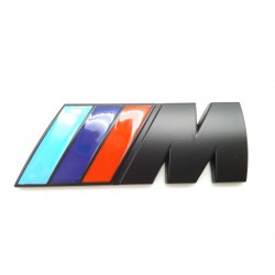 Emblema Trasero BMW M Negro Mate 85mm