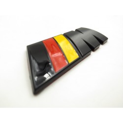 Emblema Trasero BMW M Negro Bandera Alemana