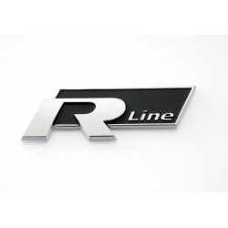 Emblema Lateral o Trasero VW Rline Color Negro