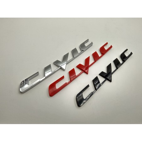 EMBLEMA TRASERO LETRAS HONDA CIVIC NEGRAS