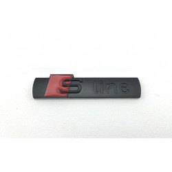 Emblema Lateral o Trasero AUDI Sline Negro Mate