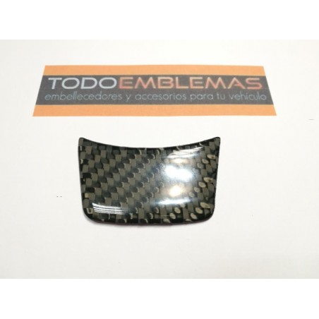 Emblema Volante AUDI Carbono