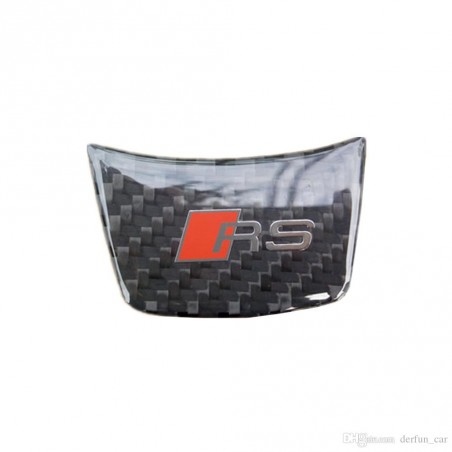 Emblema Volante AUDI RS Carbono