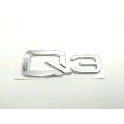 Emblema Trasero AUDI Q3 Cromado
