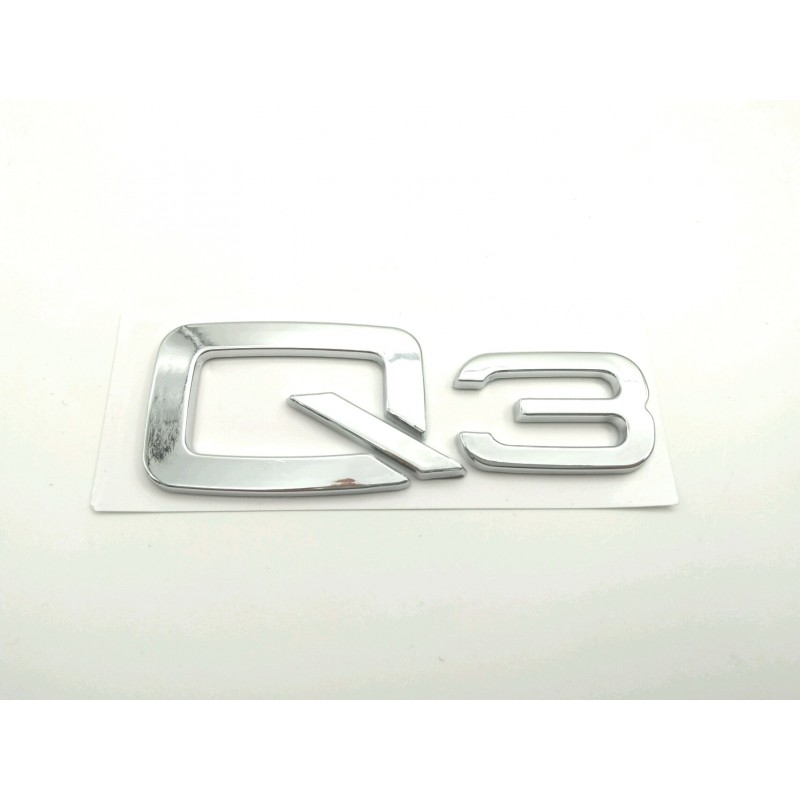 Emblema Trasero AUDI Q3 Cromado