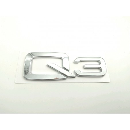 EMBLEMA TRASERO AUDI Q3 CROMADO