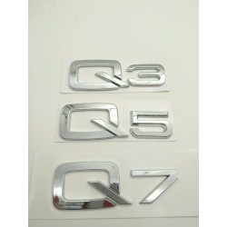 Emblema Trasero AUDI Q7 Cromado