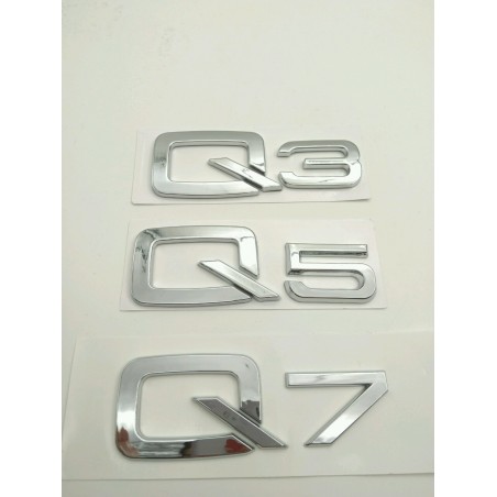 Emblema Trasero AUDI Q7 Cromado