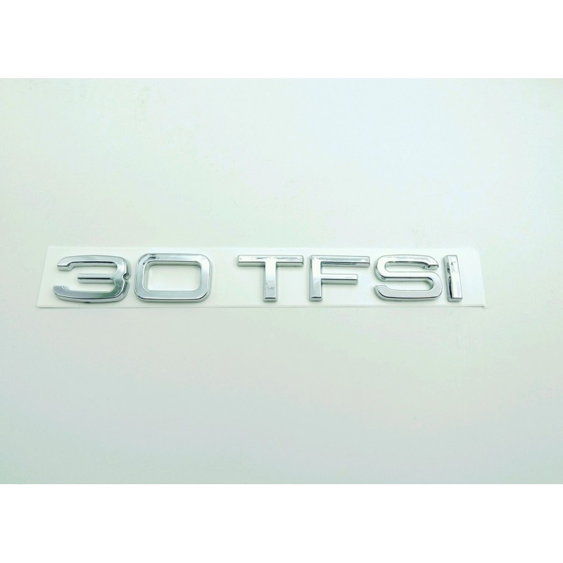 Emblema trasero audi 30tfsi cromado