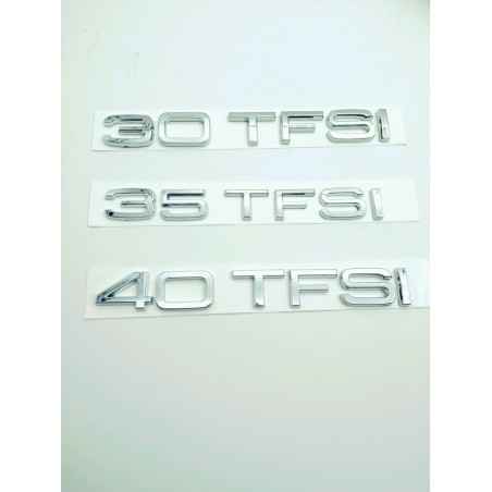 Emblema Trasero AUDI 35TFSI Cromado