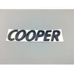 EMBLEMA TRASERO LETRAS COOPER NEGRAS