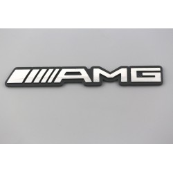 Emblema Trasero Letras MERCEDES-BENZ AMG Fondo Negro