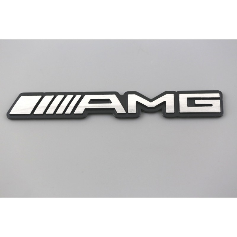 Emblema Trasero Letras MERCEDES-BENZ AMG Fondo Negro