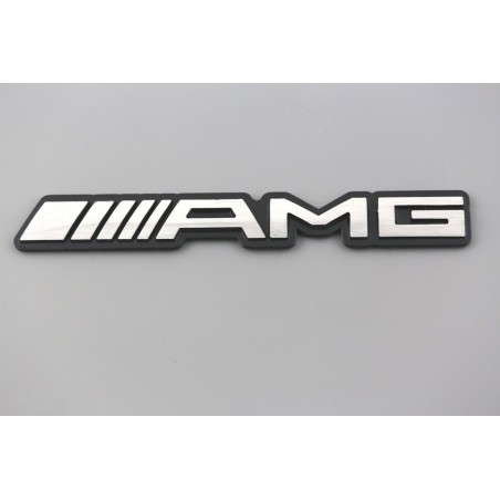 Emblema Trasero Letras MERCEDES-BENZ AMG Fondo Negro