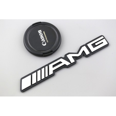 Emblema Trasero Letras MERCEDES-BENZ AMG Fondo Negro