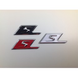 Emblema Trasero S Fondo Rojo AMG MERCEDES