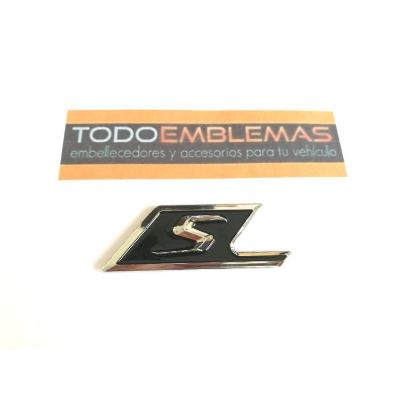 Emblema Trasero S Fondo Negro AMG MERCEDES