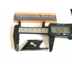 Emblema Trasero S Fondo Negro AMG MERCEDES