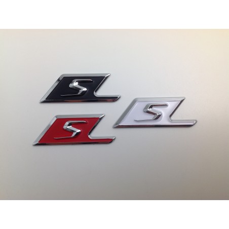 Emblema Trasero S Fondo Negro AMG MERCEDES