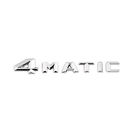 EMBLEMA TRASERO LETRAS 4MATIC MERCEDES-BENZ CROMADAS