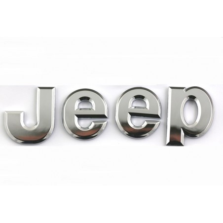 Emblema Trasero JEEP Cromado