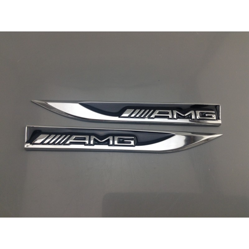 Emblemas Laterales MERCEDES AMG Negro