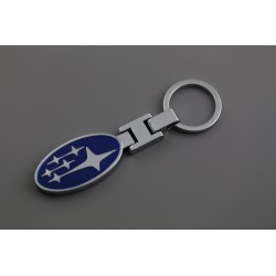 Llavero metálico subaru ovalado Perfecto para regalo!