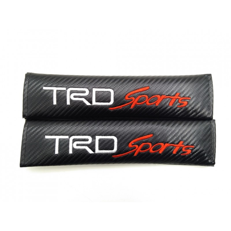 Juego de 2 Cubre cinturones TOTOTA TRD SPORTS Carbono