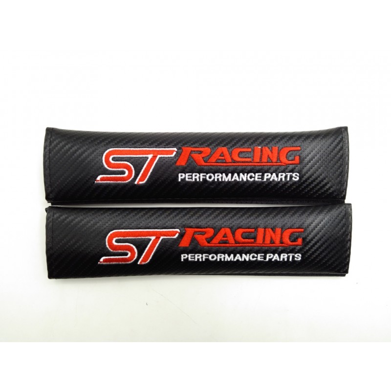 Juego de 2 Cubre cinturones FORD ST RACING Carbono