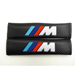 Juego de 2 Cubre cinturones BMW M Carbono