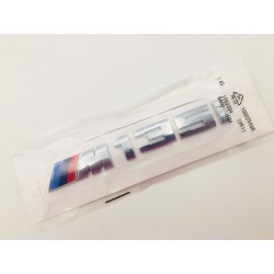 Emblema Trasero BMW M135i Cromado