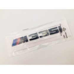 Emblema Trasero BMW M335i Negro