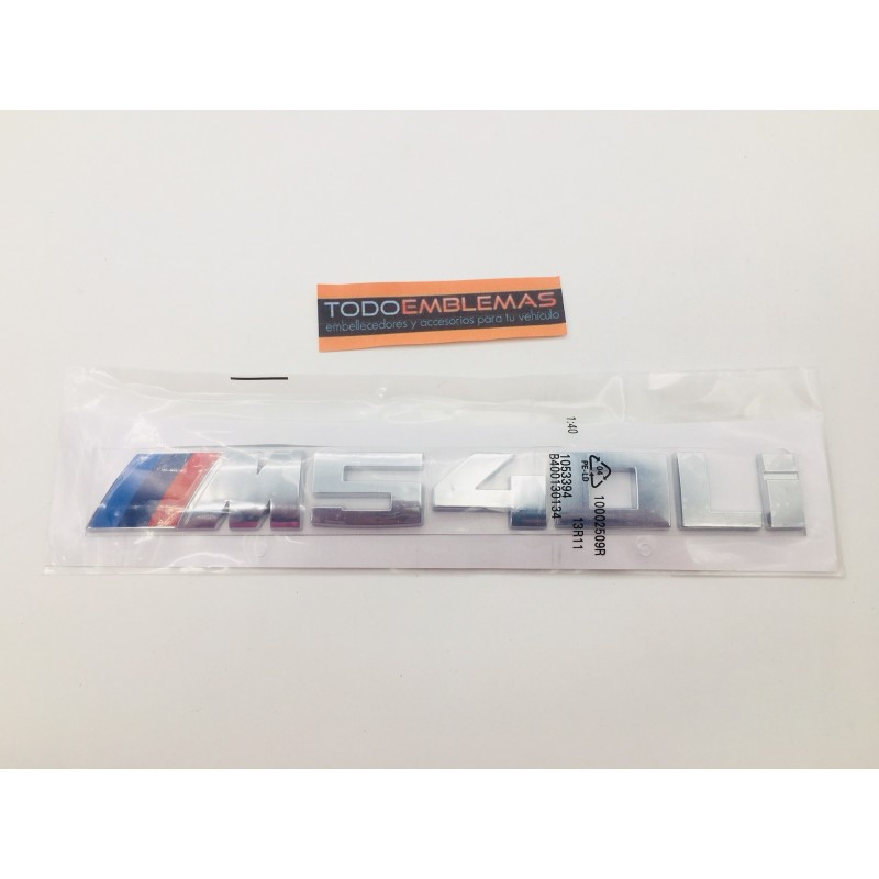 Emblema Trasero Letras BMW M540Li Cromadas