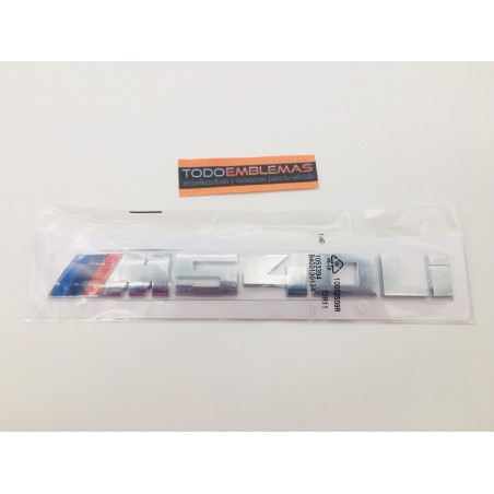 Emblema Trasero Letras BMW M540Li Cromadas
