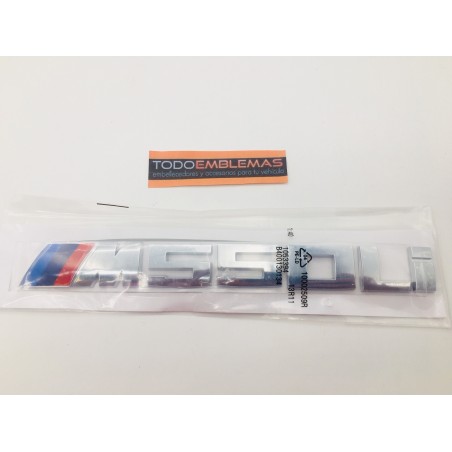 Emblema Trasero Letras BMW M550Li Cromadas